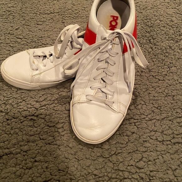 PONY Sneakers Red/White Lace Up Size 9.5 - Picture 9 of 9